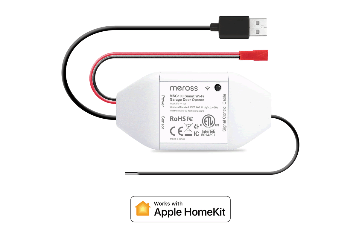 How to Pair Meross Smart WIFI Controller Accessory to a Garage Door 