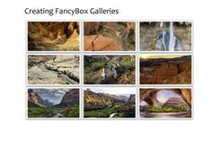 Creating Image Galleries with FancyBox