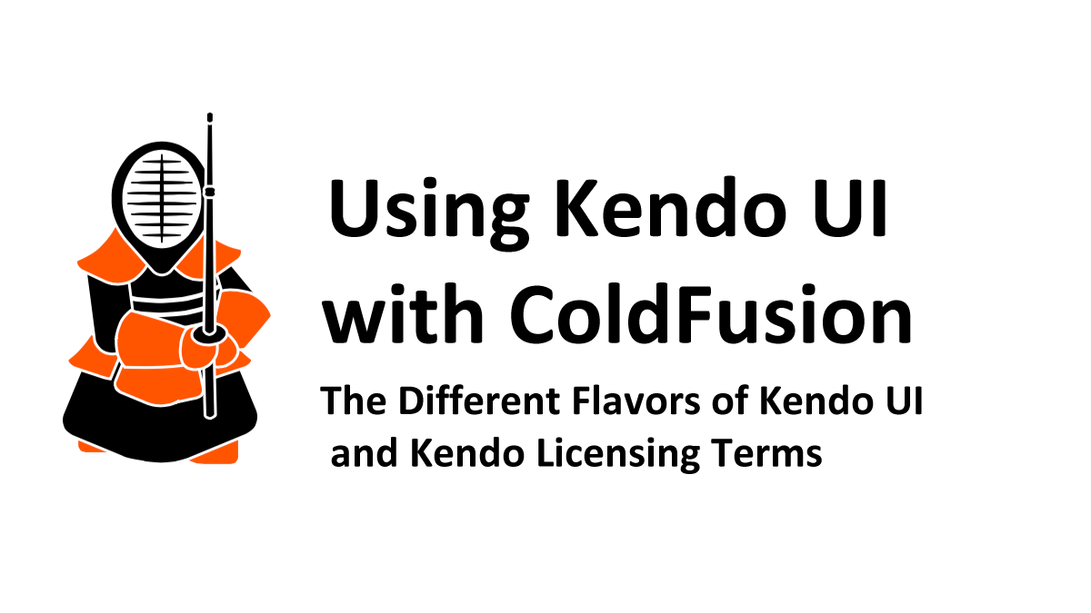 The Different Flavors of Kendo UI and Kendo Licensing Terms