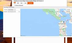 Creating an Azure Maps Autocomplete Widget with Kendo UI