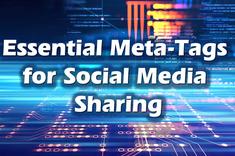 How to make the perfect social media sharing image - part 5 Essential Meta Tags